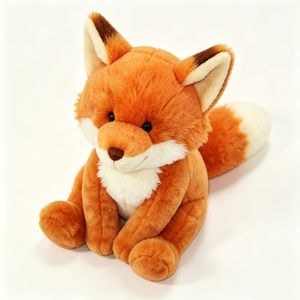 Customized Red Fox Plush Puppet <b>Toy</b> Cute <b>Stuffed</b> Animal Realistic Sitting <b>Soft</b> Fox Plush PP Cotton Filling 12cm for 5-7 Years - Product Image 5