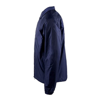 Veste d'coach brodée personnalisée pour hommes, vestes d'coach en Nylon de haute qualité, coupe-vent légère en Polyester, parka d'été