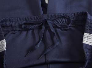 100% coton SWEATSUIT léger à capuche ensemble cordon de serrage fermeture hiver écologique délavé imprimé strass embelli - Product Image 6