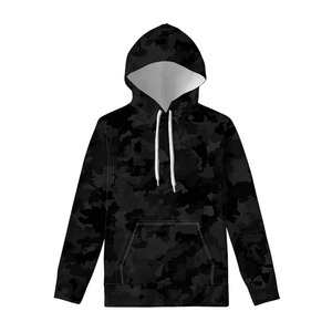 Sudadera con capucha informal de camuflaje digital de gran tamaño para hombre, forro polar transpirable con función antiestática para otoño, ropa de calle, Sudadera con capucha - Product Image 5