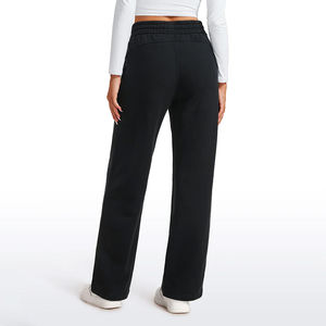 Pantalons de survêtement pour femmes d'hiver personnalisables, impression de logo, étiquettes personnalisées - 100% coton, écologique, respirant, vêtements de yoga et de sport - Product Image 2