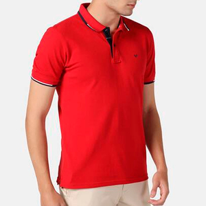 Camiseta de Golf Personalizada ODM de Algodón 100% Orgánico para Hombre, Manga Corta, Estilo Casual Elegante, Tejida, de BD - Product Image 4