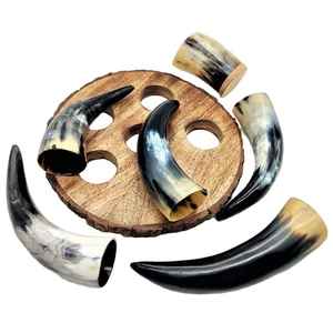 Cuerno para beber vikingo pulido corto blanco más vendido, decoración del hogar hecha a mano Real de calidad con estilo de Animal náutico, precio bajo - Product Image 4