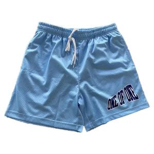 Pantalones cortos atléticos para hombre para correr, entrenamiento y baloncesto, ecológicos, 100% algodón, patrón floral, pantalones cortos OEM - Product Image 1