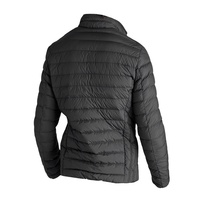 Veste d'hiver décontractée à col montant pour hommes Dernière conception Vêtements d'extérieur à bulles Différentes couleurs en polyester Fermeture à glissière Logo à l'avant