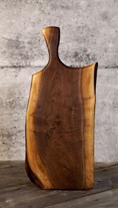 Tabla de cortar de madera de acacia con asa, tabla de cortar para queso de cocina y bandeja para servir comida, charcutería a precio asequible - Product Image 4