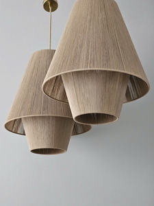 <b>Vintage</b> Hanging Jute <b>Lamp</b> <b>Shade</b> Decoration Wholesale Cheapest - Product Image 5