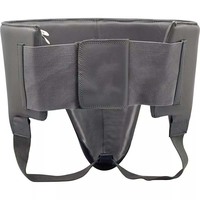 Protection de protection inguinale de boxe en cuir PU de haute qualité, fabriquée au Pakistan, design extra profond et entièrement large avec élastique