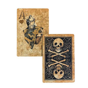 Cartes à Jouer de Poker et de Tarot Imperméables Portables avec Logo Personnalisé, Cartes à Jouer en Papier et en Plastique Adaptées aux Enfants, MOQ 100 pièces - Product Image 4