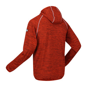 Sudaderas con cremallera de mezcla de algodón y poliéster de color rojizo para hombres a la venta sudaderas con capucha de ejercicio para hombres a precios baratos - Product Image 3