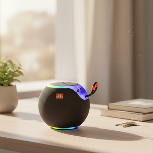 Mini enceinte portable JK avec lumière LED RGB 5.4, USB, AUX, carte TF, alimentation par batterie, pour utilisation en extérieur et en intérieur lors de fêtes - Product Image 3