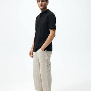 Camisetas negras de alta calidad para hombre, Camiseta holgada de buena calidad de cuello redondo de manga corta, novedad de 2022 - Product Image 4