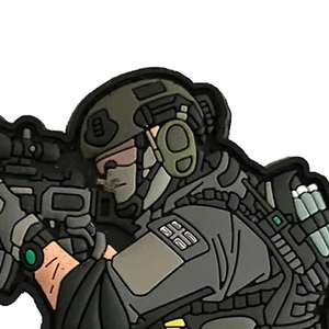 Écussons en PVC 3D personnalisés avec logo, vêtements, vêtements, étiquette tactique en silicone gaufré, écusson en PVC souple en caoutchouc pour casquette, chapeau, vêtements, tissu 2025 - Product Image 2