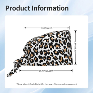 Bonnet de chirurgien en coton 100% personnalisé imprimé pour médecin, infirmière, dentiste, utilisation réglable, protection des cheveux élastique - Product Image 4