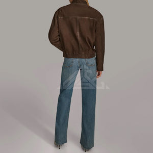 2026 nouvelle mode véritable peau de mouton veste en cuir pour femmes à manches longues veste d'hiver avec fonction respirante - Product Image 3