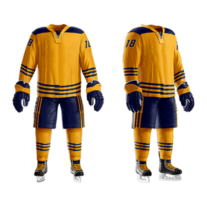 Uniforme de hockey sur glace professionnel personnalisé de haute qualité, jersey en maille à séchage rapide et poids lourd, vêtements de hockey sur glace professionnels - Product Image 4