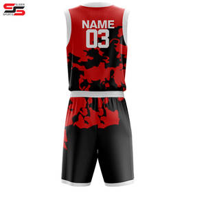 Uniforme de basket-ball en polyester pour vêtements de sport pour hommes vêtements de sport sur mesure à séchage rapide - Product Image 2