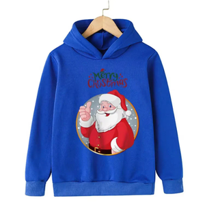 Sudaderas con capucha navideñas ligeras hechas a medida de alta calidad Técnicas bordadas con lavado ácido ropa de moda - Product Image 4