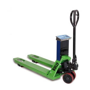 Pallet Truck With Fruit <b>Scale</b> 2000kg Capacity <b>Digital</b> Weighing Warehouse Use - Product Image 1