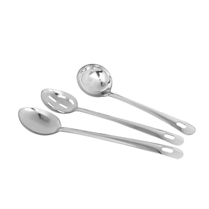 Cuillère publique en acier inoxydable avec logo personnalisé en gros cuillère de service pour restaurant et maison exportation de l'Inde - Product Image 5