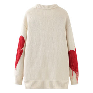 Pulls en laine 100% pour femmes, marque de fabricant professionnel, hiver, manches longues, patchs personnalisés, logo de couleur personnalisé, haute qualité - Product Image 6