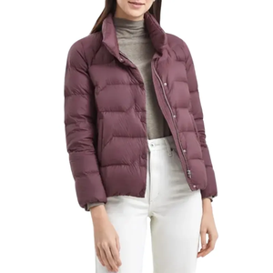 Chaqueta Acolchada de Lona para Hombre, Resistente al Agua, Abrigo de Invierno Aislado con Cuello Alto, Cintura Ajustable, Diseño Acolchado con Capucha - Product Image 3