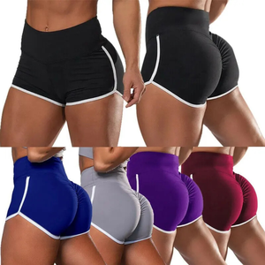 Short de yoga personnalisé sans couture de haute qualité pour les femmes Gym Workout Sport Fitness Respirant Active Wear Solid Pattern OEM Pakistan - Product Image 6