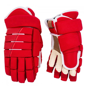 Gants de hockey sur glace personnalisables à doigts complets pour adultes, avec logo professionnel personnalisé, couleur pour équipe, fermeture à enfiler en tissu, service OEM - Product Image 3
