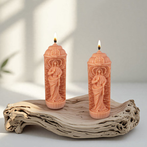 Dumo Saint hương liệu nến Silicone khuôn chân dung hình trụ khuếch tán quà tặng trang trí khuôn nhà máy bán hàng trự<span class=keywords><strong>c</strong></span> tiếp xuyên biên giới - Product Image 3