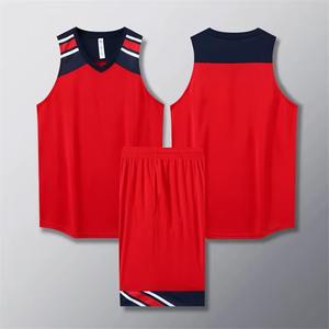 Conjunto de camiseta de baloncesto con combinación de colores impresa por sublimación completa personalizada ropa de baloncesto bordada cosida - Product Image 5