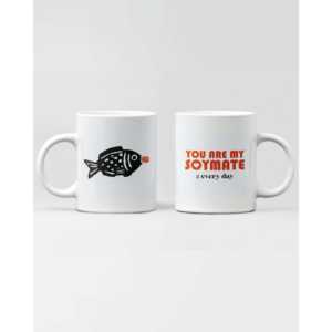 Juego de Tazas Personalizadas con Sublimación 'Eres Mi Dulce', Cerámica Moderna Apta para Microondas, Regalos para el Día de San Valentín - Product Image 4