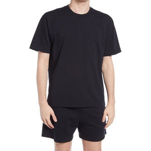 ชุดเซตกางเกงขาสั้นและกางเกงขาสั้นสำหรับผู้ชาย2ชิ้นชุดวอร์มสีล้วนสำหรับผู้ชายเสื้อแขนสั้นลำลองใหม่ฤดูร้อน - Product Image 1