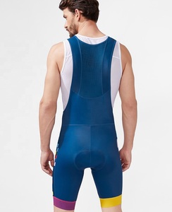 Pantalones cortos de ciclismo para hombre, pantalones cortos con pechera para bicicleta, pantalones cortos de ciclismo para personalización - Product Image 3