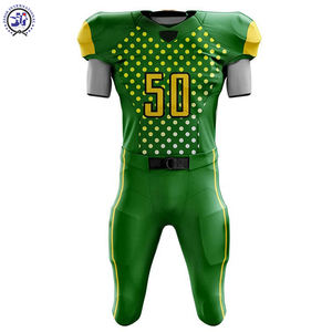 Premium Qualität Männer American Football Uniform Custom Printed Logo Sublimierte Kleidung Sport Wear Polyester American Uniform Set - Product Image 3
