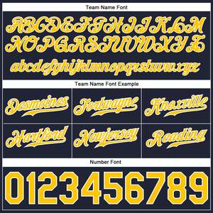 Pantalones cortos de baloncesto personalizados, tela ligera transpirable y cintura elástica, pantalones cortos de baloncesto blancos y dorados azul marino personalizados - Product Image 3