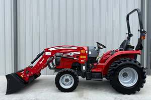 Tracteur multifonctionnel 2 roues motrices Massey Ferguson 1840E pour usage agricole, 30 CV, avec chargeur et godet à attache rapide - Product Image 6