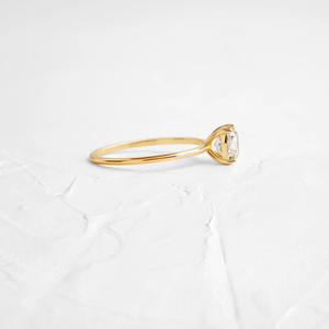 Classique coussin coupe GRA certifié incolore Moissanite bague Antique 18K or Rose délicate bague de mariage bijoux de mode pour les femmes - Product Image 2