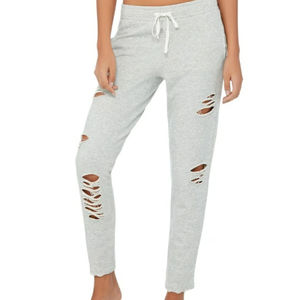 Vêtements personnalisés, pantalons de survêtement légers empilés et délavés pour hommes et femmes, respirants, noirs, style décontracté, non tissés - Product Image 2