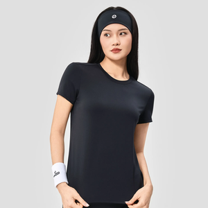 Camiseta Deportiva de Verano para Mujer, Diseño Estampado, Corte Ajustado, Nailon y Elastano, Secado Rápido y Anti-Pilling, OEM - Product Image 2