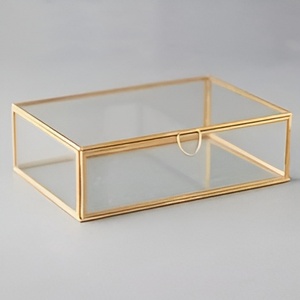 Caja de collar de estilo Premium OEM ODM personalizado superventas Metal y vidrio más tendencia regalos caja de joyería de lujo caja de regalo - Product Image 3