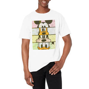 Precio bajo Alta calidad O-cuello Poliéster Algodón Diseño personalizado Hombres Barato Impreso Hombres Camisetas - Product Image 1