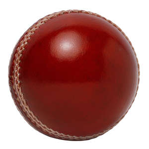 Pelota de críquet de 2 piezas de cuero rojo Premium para partidos profesionales - Product Image 2