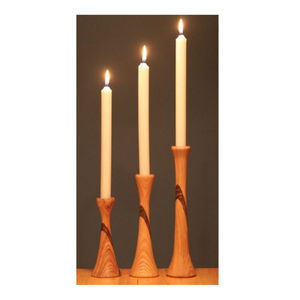 Chandelier en bois au design attrayant bougeoir en bois d'olivier de première qualité pour les bougeoirs les plus vendus ensemble de 3 chandeliers - Product Image 1