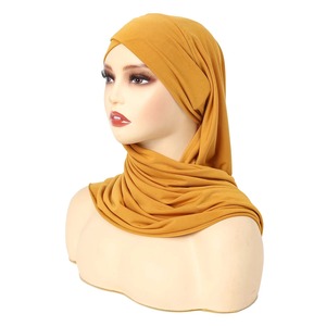 Hijab musulmán Abays con encaje transpirable islámico estilo Dubai pañuelo largo instantáneo, adecuado para festivales y oraciones 1 pieza - Product Image 2