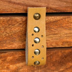 Manijas de Cuero Premium para Armarios y Puertas de Muebles, Acabado Pulido Impermeable, Diseño Elegante - Product Image 6