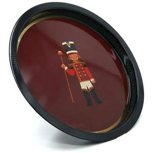 Plateau métallique rond décoratif pour jeune soldat Ø 315 mm - Product Image 2