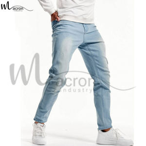 กางเกงผ้ายีนส์ยืดเข้ารูปเนื้อตรงระบายอากาศได้ดีขนาดกลาง - Product Image 5