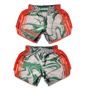 Shorts de kick-boxing unisexes en gros pour l'entraînement de Muay Thai et MMA - Tissu satiné - Collection 2026 - Product Image 2