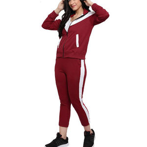 Conjunto Deportivo Casual de Invierno para Mujer 2025, con Tela de Felpa 100% Algodón Transpirable, para Entrenamientos en el Gimnasio y Uso Diario - Product Image 2