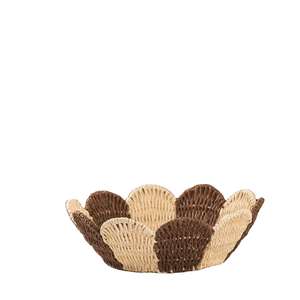 Cesta Tejida a Mano de Colores Mezclados con Detalles de Pétalos para Almacenamiento en el Hogar en la Cocina - Product Image 5